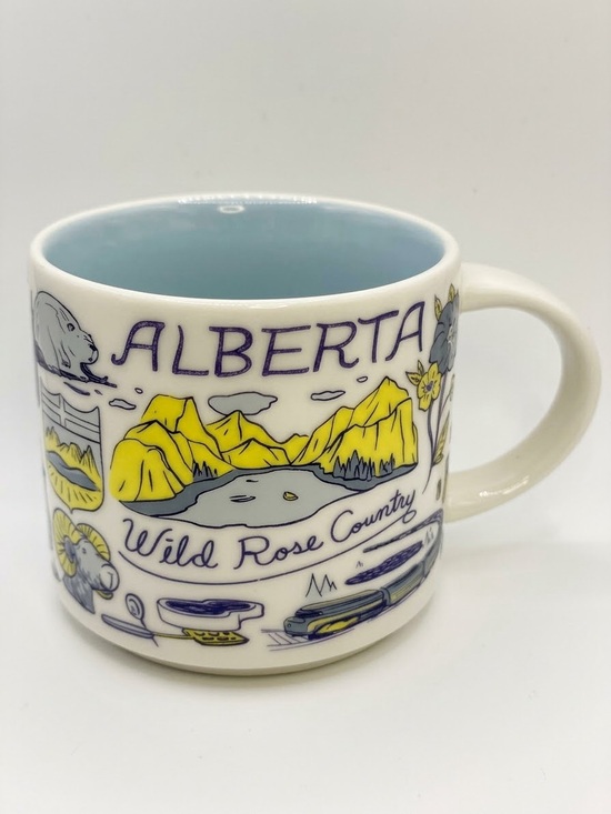 Starbucks Other - Starbucks Been There Series Alberta Mug 14 oz Canada Wild Rose Country